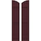 Ekena Millwork Americraft 3-Board (3 Batten) Wood Joined Board-n-Batten Shutters w/Ellipt Top, ARW401BE311X77WRH, PR ARW401BE311X77WRH - alternate 1